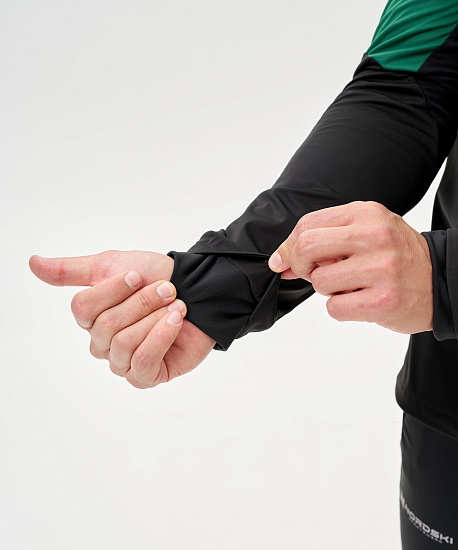 Куртка мужская Nordski Pro Tour Hood Alpine Green/Black - Фото 10 большая