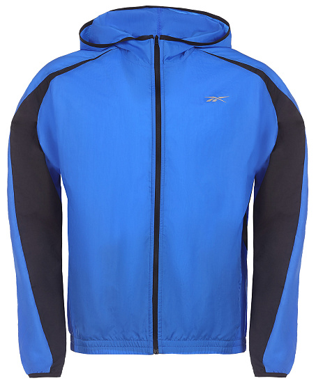 Куртка мужская Reebok Running Woven Синий - Фото 1 большая