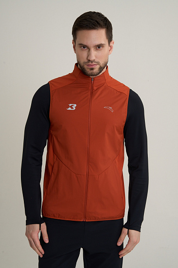Жилет мужской Anta 852615603 Earth Orange - Фото 3 большая