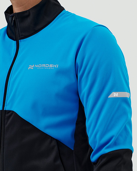 Куртка мужская Nordski Pro 2.0 Light Blue/Black - Фото 5 большая