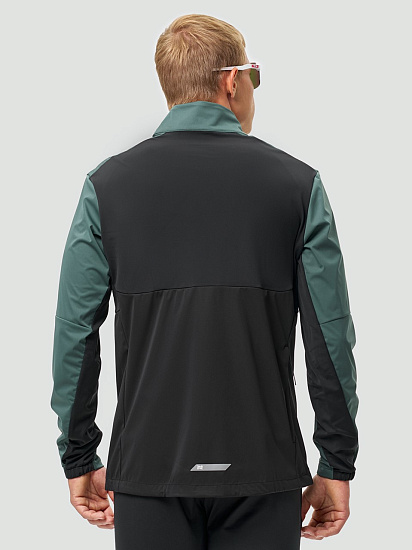 Куртка мужская Nordski Pro Tour Dark Mint/Black - Фото 4 большая