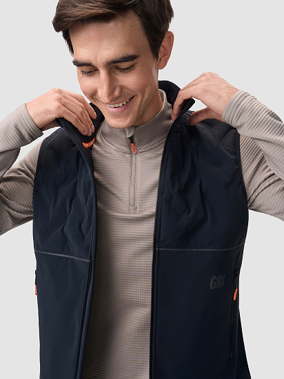Жилет мужской GRI Норд Черный - Фото 7 большая