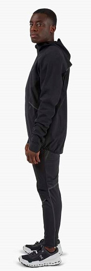 Куртка мужская On Waterproof Anorak Black - Фото 2 большая