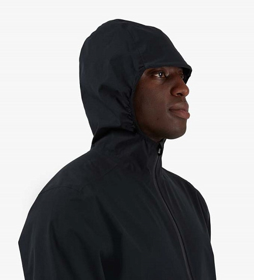 Куртка мужская On Waterproof Anorak Black - Фото 5 большая