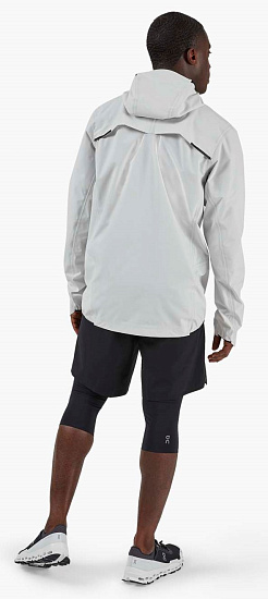 Куртка мужская On Waterproof Anorak White - Фото 3 большая