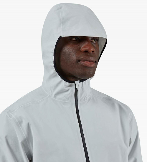 Куртка мужская On Waterproof Anorak White - Фото 5 большая