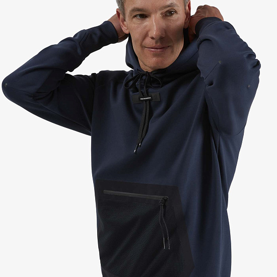 Пулон мужской On Hoodie Navy - Фото 4 большая