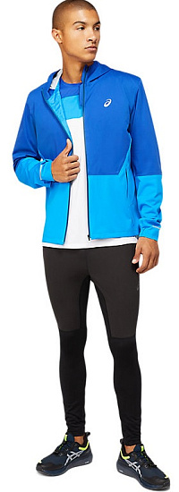 Куртка мужская ASICS Winter Accelerate Monaco Blue/Electric Blue - Фото 7 большая