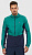 Куртка мужская Salomon Agile Fz Hoodie Pacific/Night Sky - Фото 3 малая