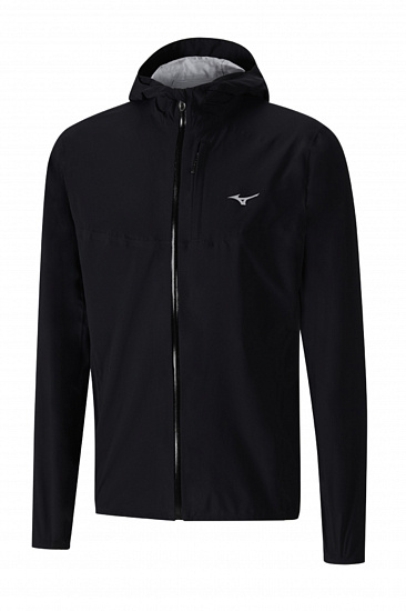 Куртка мужская Mizuno Endura 20K ER Waterproof Черный - Фото 1 большая