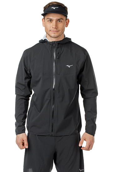Куртка мужская Mizuno Endura 20K ER Waterproof Черный - Фото 2 большая