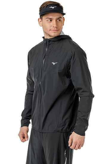 Куртка мужская Mizuno Endura 20K ER Waterproof Черный - Фото 3 большая