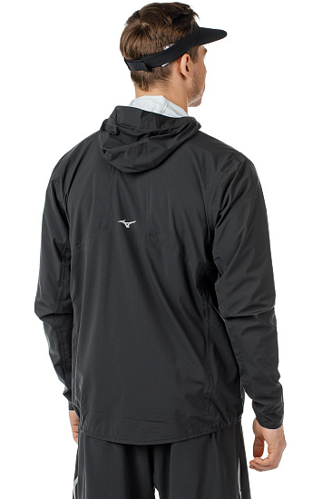 Куртка мужская Mizuno Endura 20K ER Waterproof Черный - Фото 4 большая