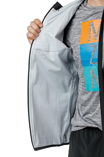 Куртка мужская Mizuno Endura 20K ER Waterproof Черный - Фото 6 большая