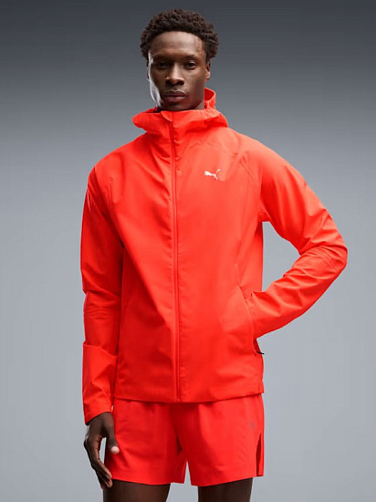 Куртка мужская Puma Run Raincell Ultra Red - Фото 3 большая