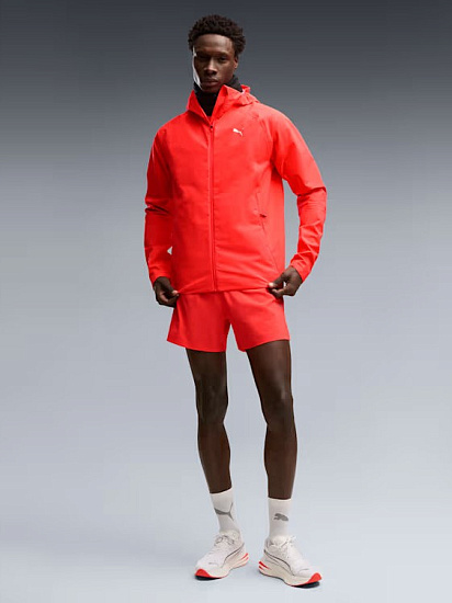 Куртка мужская Puma Run Raincell Ultra Red - Фото 5 большая
