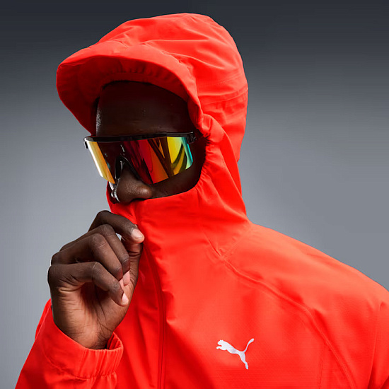 Куртка мужская Puma Run Raincell Ultra Red - Фото 6 большая