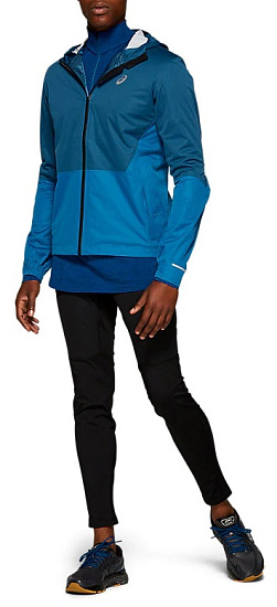 Куртка мужская ASICS Winter Accelerate Mako BlueDeep Sapphire - Фото 7 большая