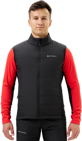 Жилет мужской Nordski Hybrid Pro 2.0 Black - Фото 1 большая