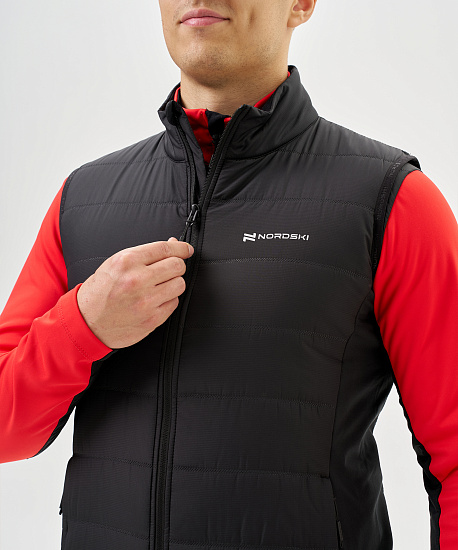 Жилет мужской Nordski Hybrid Pro 2.0 Black - Фото 3 большая