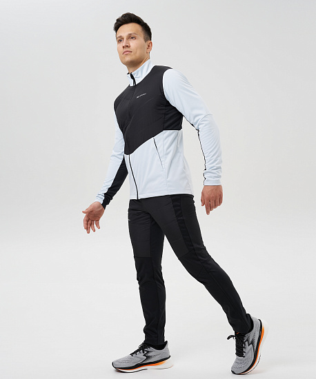 Куртка мужская Nordski Hybrid Pro 2.0 Pearl Blue/Black - Фото 11 большая