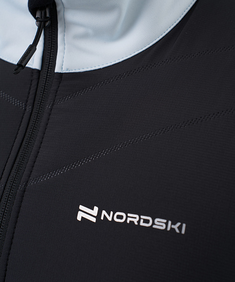 Куртка мужская Nordski Hybrid Pro 2.0 Pearl Blue/Black - Фото 4 большая