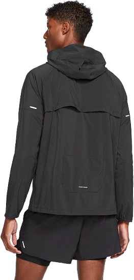 Куртка мужская Nike Windrunner Black - Фото 3 большая
