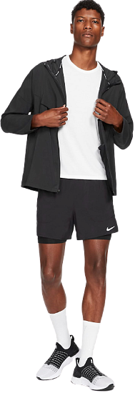 Куртка мужская Nike Windrunner Black - Фото 10 большая