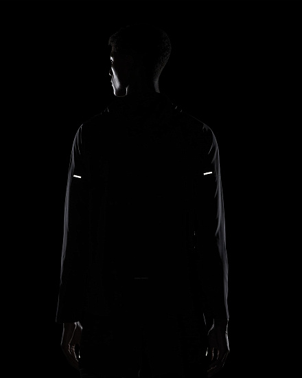 Куртка мужская Nike Windrunner Black - Фото 12 большая
