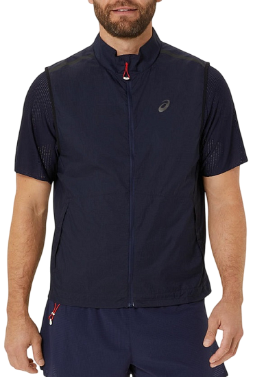 Жилет мужской ASICS Metarun Packable Midnight - Фото 1 большая