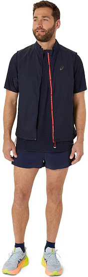 Жилет мужской ASICS Metarun Packable Midnight - Фото 5 большая