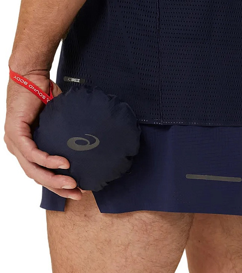 Жилет мужской ASICS Metarun Packable Midnight - Фото 10 большая