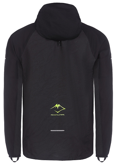 Куртка мужская ASICS Fujitrail Packable Black/Black - Фото 2 большая
