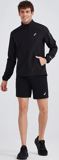 Куртка мужская ASICS Icon Black - Фото 4 большая