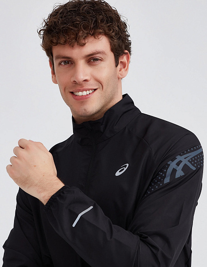 Куртка мужская ASICS Icon Black - Фото 6 большая
