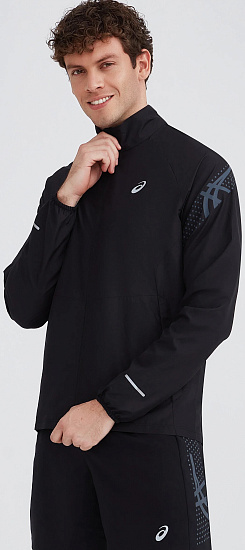 Куртка мужская ASICS Icon Black - Фото 7 большая