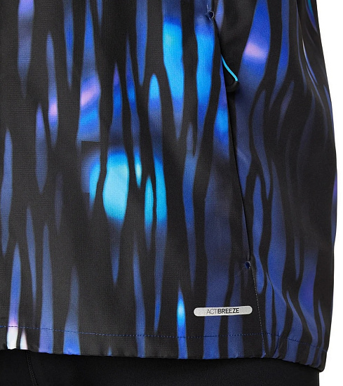 Куртка мужская ASICS Road Lite-Show Blue - Фото 10 большая