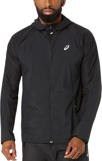 Куртка мужская ASICS Road Packable Black - Фото 1 большая