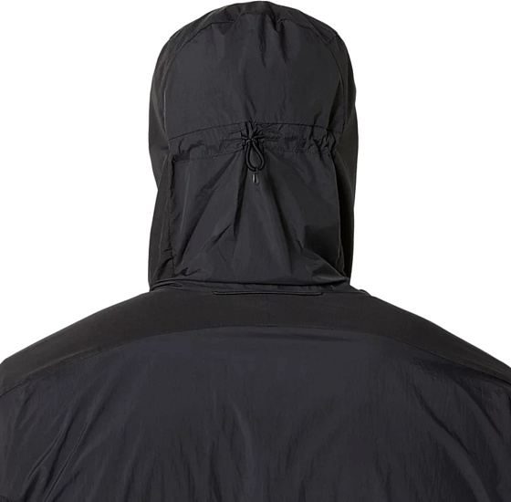 Куртка мужская ASICS Road Packable Black - Фото 8 большая