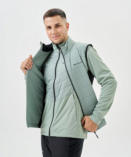 Жилет мужской Nordski Hybrid Pro 2.0 Ice Mint - Фото 8 большая