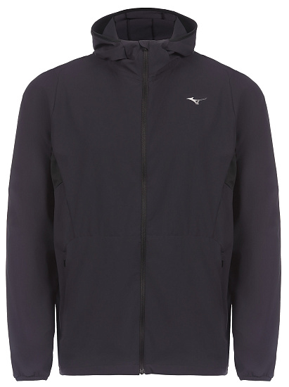 Куртка мужская Mizuno Alpha Black - Фото 1 большая