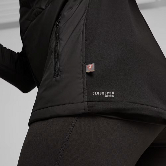 Куртка мужская Puma Run Cloudspun Black - Фото 6 большая