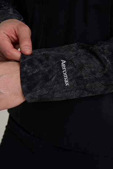 Куртка мужская Anta 852615601 Black/Allover Print - Фото 12 большая