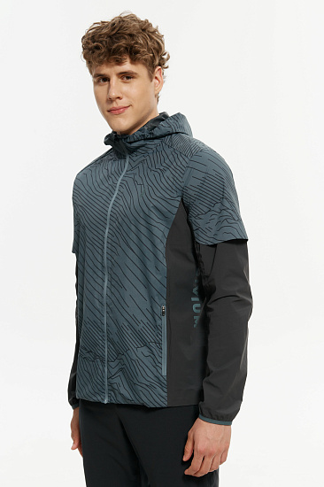 Куртка мужская Bivium Вектор 1.0 Черный/Графитовый - Фото 2 большая