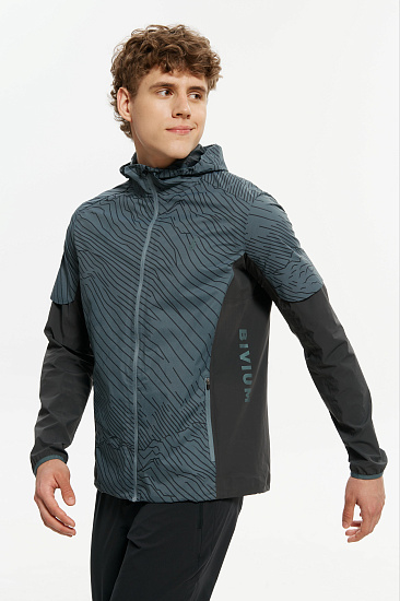 Куртка мужская Bivium Вектор 1.0 Черный/Графитовый - Фото 8 большая