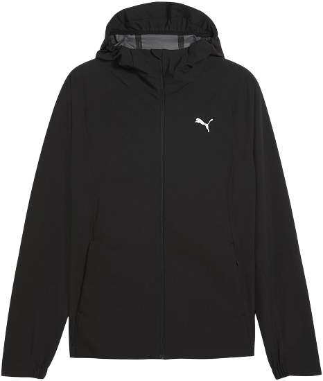Куртка мужская Puma Run Raincell Puma Black - Фото 1 большая