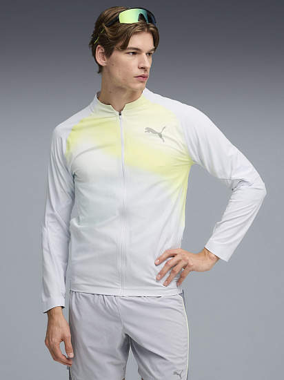 Куртка мужская Puma Lightspeed Uw Graphic Silver Mist/Aop - Фото 3 большая