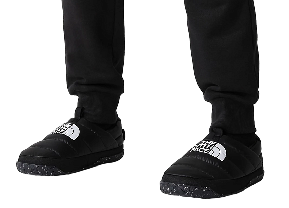 Тапки мужские The North Face Nuptse Mule Tnf Black/Tnf White - Фото 6 большая