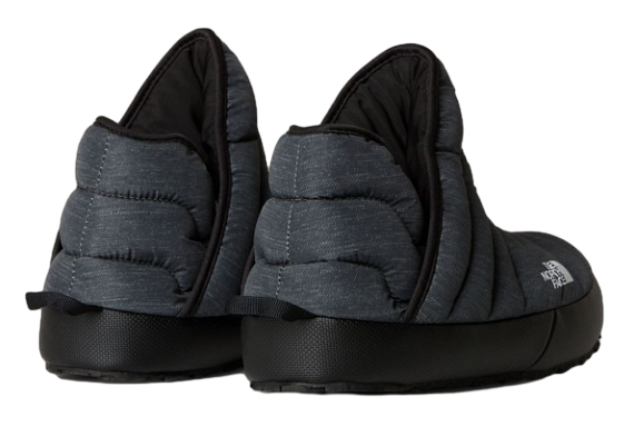 Тапки мужские The North Face Thermoball Traction Bootie Phantom Grey Heather Print/Tnf Black - Фото 3 большая