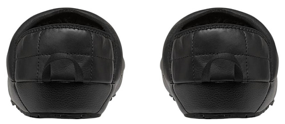 Тапки The North Face ThermoBall Traction Mule Leather Tnf Black/Tnf Black - Фото 4 большая
